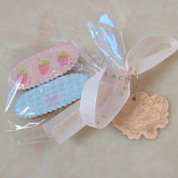 NWT Lacemade Rare Set of 2 Hair Clips OS Multicolor - Picture 5 of 6